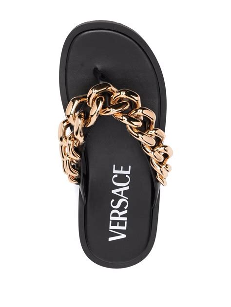 versace diamond slides|farfetch Versace flip flops.